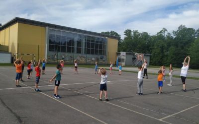 Športni dan – igre z žogo 1. razred